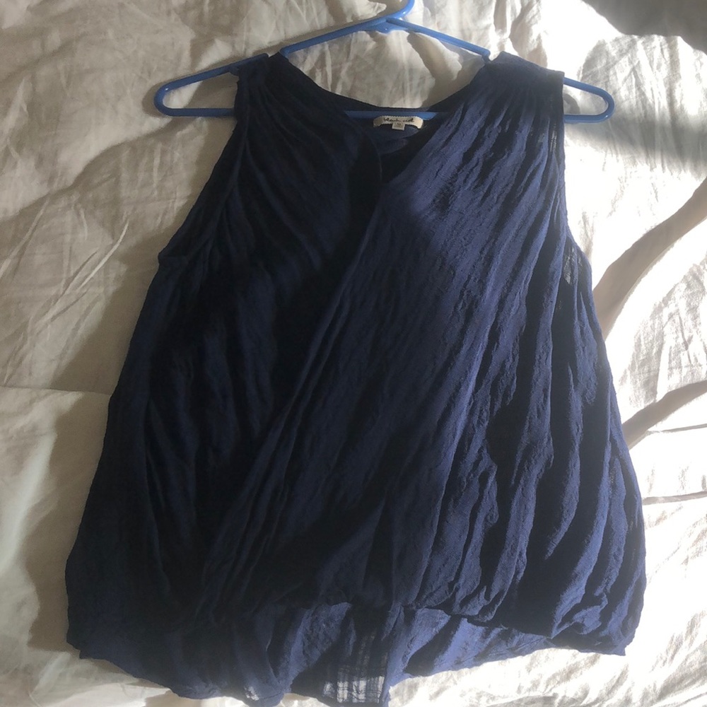 Blue tank top
